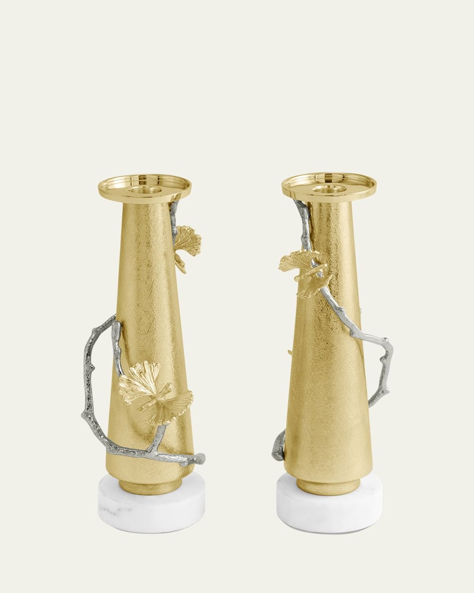 Butterfly Ginkgo Luxe Candleholders